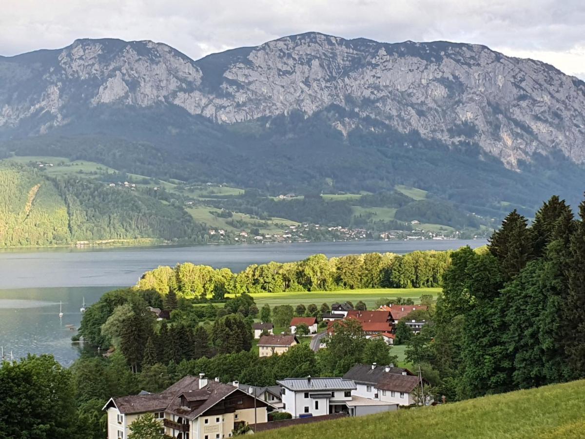 Ferienwohnung Claudia Mit Terrasse Nussdorf am Attersee Exterior foto
